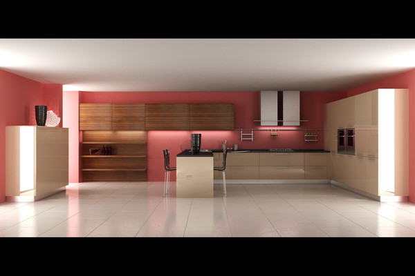 3ds max kitchen - Kitchen by studiorender