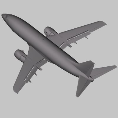 dwg b 737-500 lufthansa - B 737-500 Lufthansa by PedroFaut