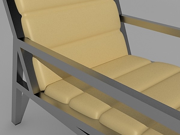 3d model of steel chair - Chair2 by fabelar