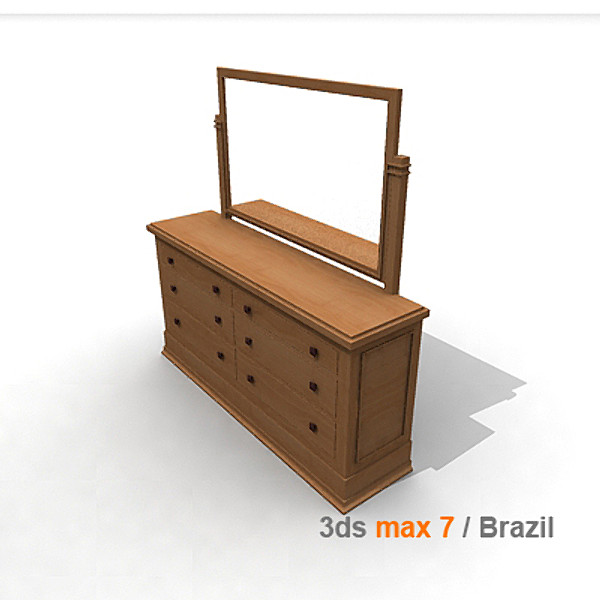 design dresser 3d model - Dresser by lajhar