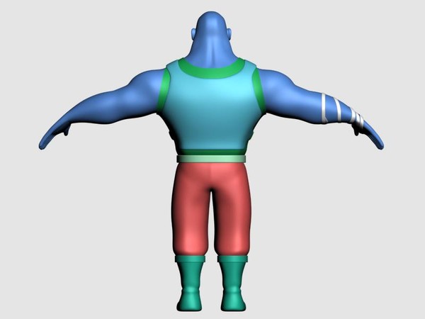 free max mode cartoon human - human_cartoon.max by gin3d