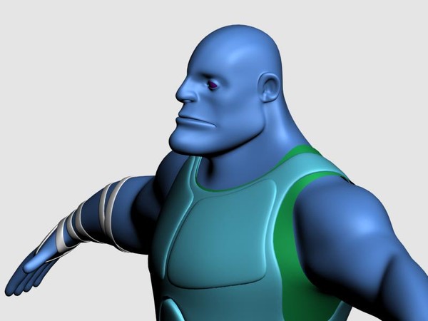 free max mode cartoon human - human_cartoon.max by gin3d