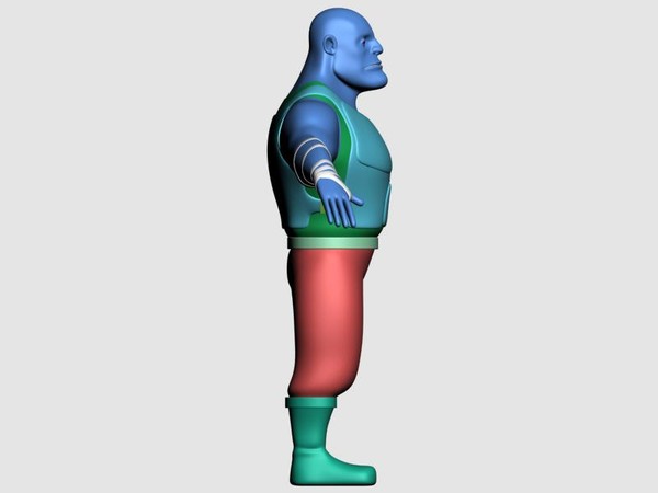 free max mode cartoon human - human_cartoon.max by gin3d