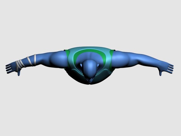 free max mode cartoon human - human_cartoon.max by gin3d
