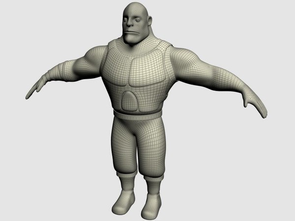 free max mode cartoon human - human_cartoon.max by gin3d
