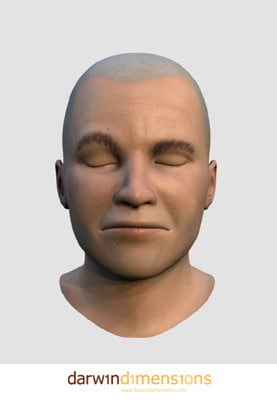 3d head facials expressions model - TurboHead1(Luc).zip by Darwin Dimensions