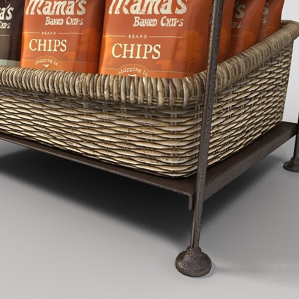 chips display 3d model - chip display by monkeyodoom