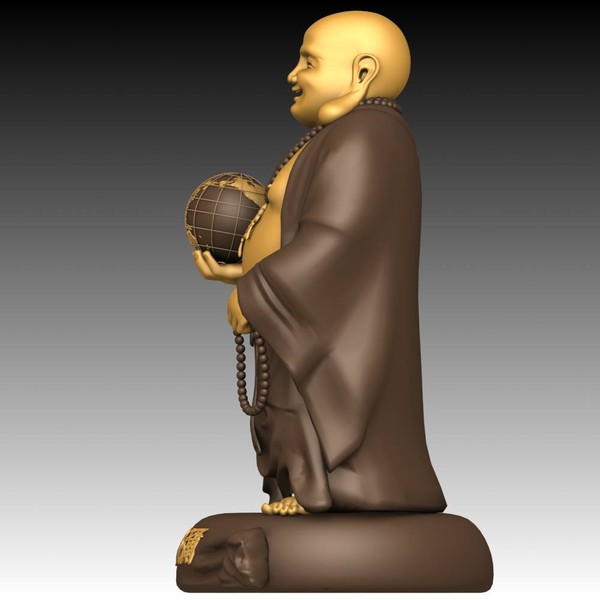 maitreya buddha 3d x - Maitreya Buddha by VirtualWax