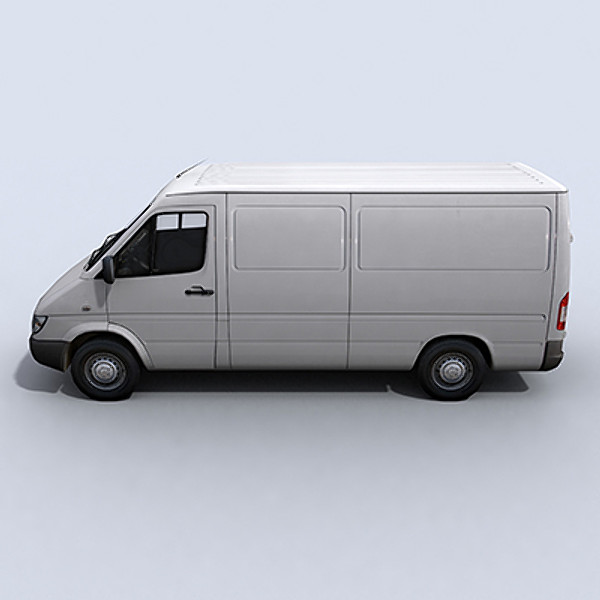 van 2 3d model - Van 2 by papillon