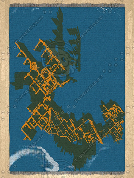 3d model modern rugs - Modern Rugs collection by tijei