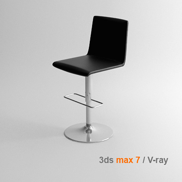 3d siena barstool boconcept model - Siena barstool / BoConcept by lajhar