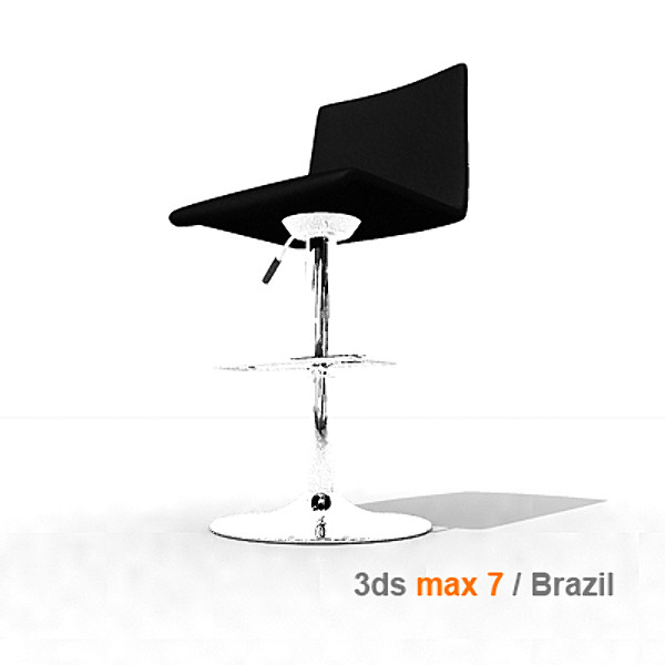 3d siena barstool boconcept model - Siena barstool / BoConcept by lajhar