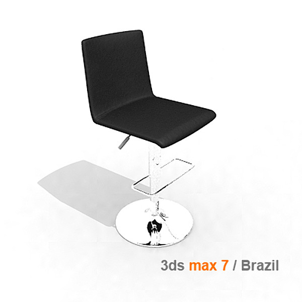 3d siena barstool boconcept model - Siena barstool / BoConcept by lajhar