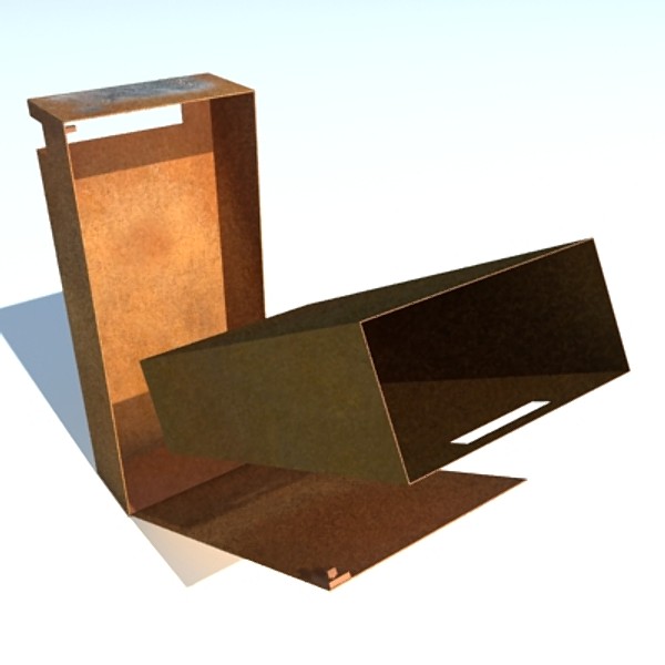 3d rusted dustbin - Rusted Dustbin... by ZERGEANT