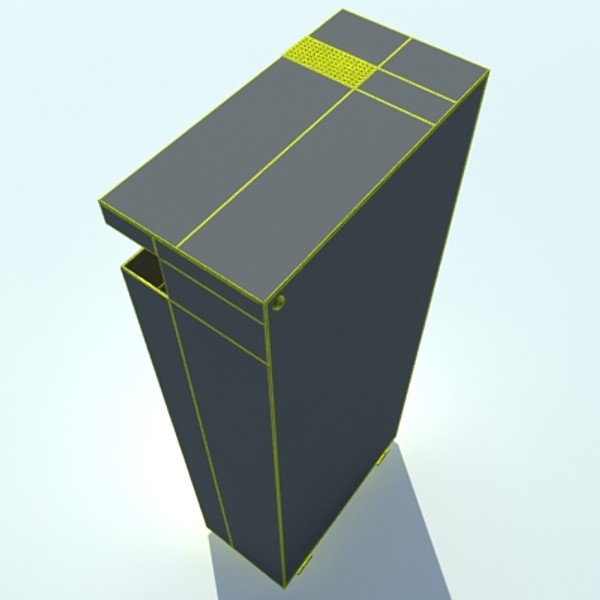 3d rusted dustbin - Rusted Dustbin... by ZERGEANT