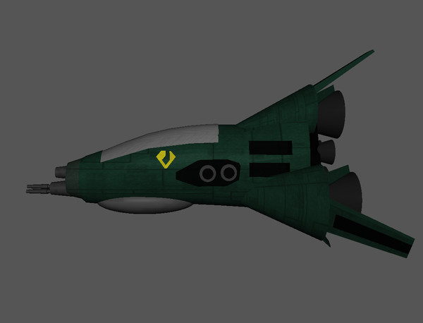 Robotech Macross Gnerl pod fighter