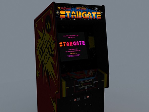 stargate arcade 3d obj - stargate arcade by monkeyodoom