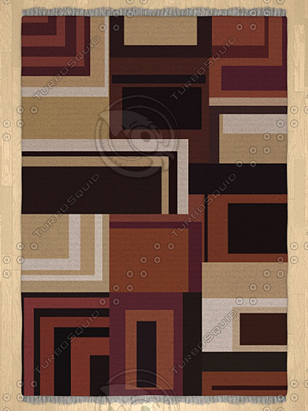 3d model modern rugs - Modern Rugs collection by tijei