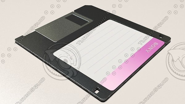 3ds max sony floppy disc - Floppy Disk by ofirc1