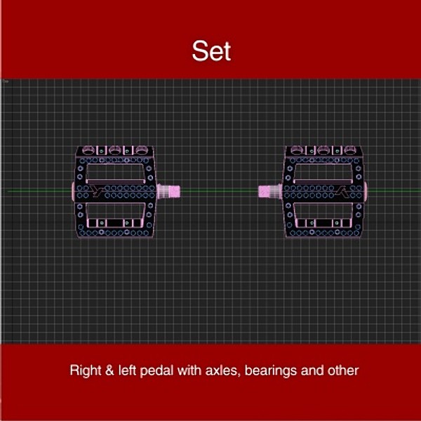 3d khe construct pedals - KHE Construct pedals by Zigzain