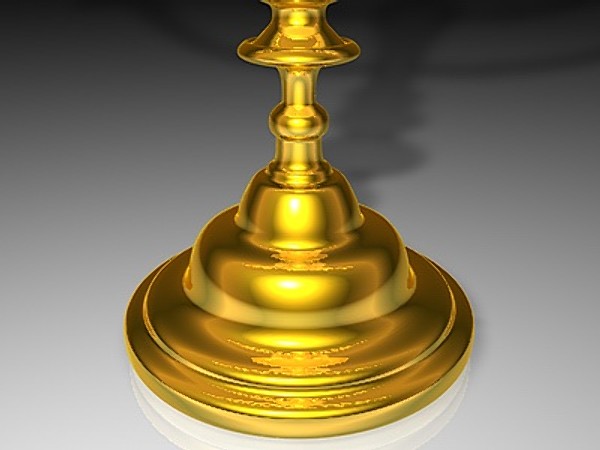 jewish menora c4d - Menorah by Whong