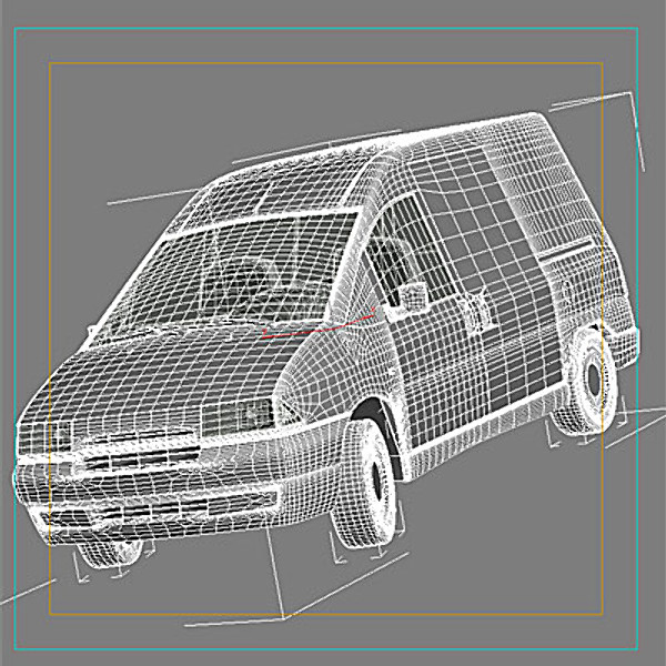 euro van 3ds - Small Euro Van (ut) by QLEE