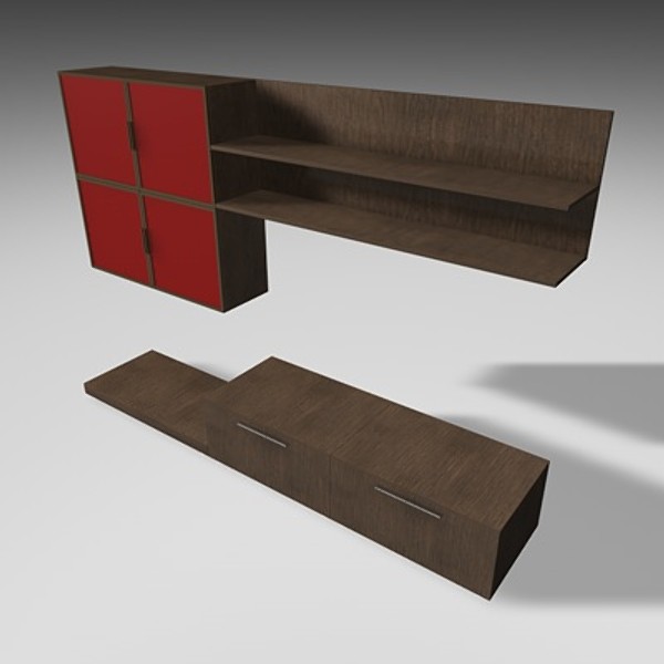 italian furniture dressers armchairs 3d model - Furniture Collection VOL I by desigm