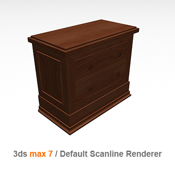 frank lloyd 3d max - Nightstand by lajhar