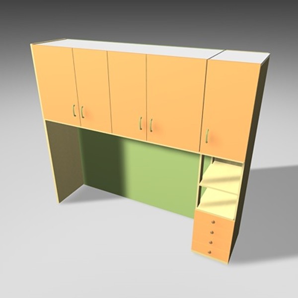 italian furniture dressers armchairs 3d model - Furniture Collection VOL I by desigm