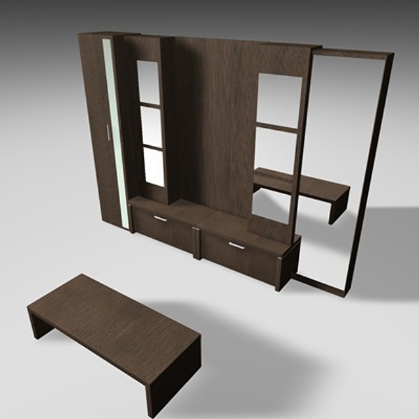italian furniture dressers armchairs 3d model - Furniture Collection VOL I by desigm