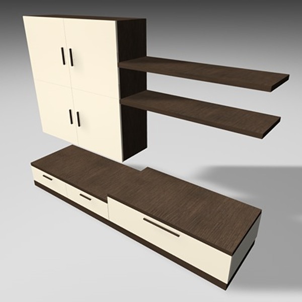 italian furniture dressers armchairs 3d model - Furniture Collection VOL I by desigm