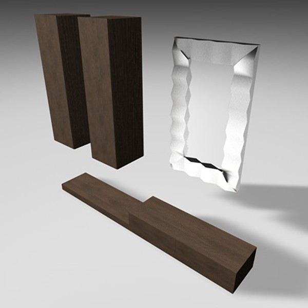 italian furniture dressers armchairs 3d model - Furniture Collection VOL I by desigm