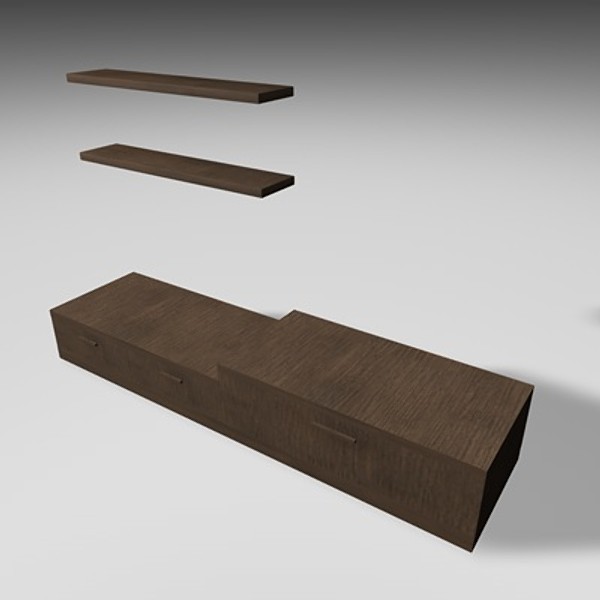 italian furniture dressers armchairs 3d model - Furniture Collection VOL I by desigm