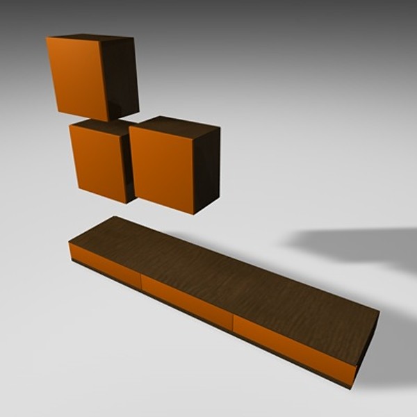 italian furniture dressers armchairs 3d model - Furniture Collection VOL I by desigm