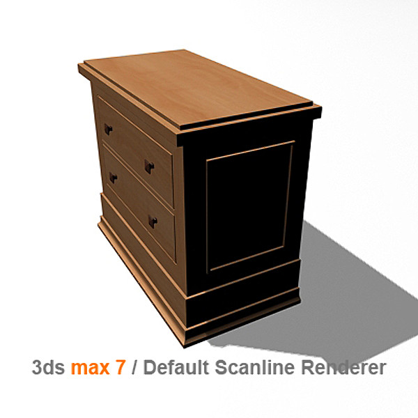 frank lloyd 3d max - Nightstand by lajhar
