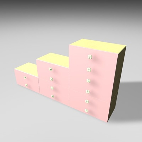 italian furniture dressers armchairs 3d model - Furniture Collection VOL I by desigm