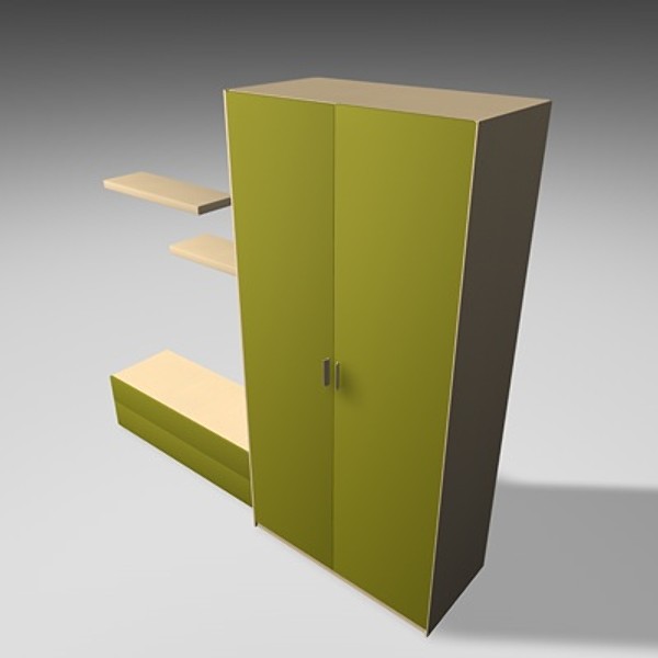 italian furniture dressers armchairs 3d model - Furniture Collection VOL I by desigm