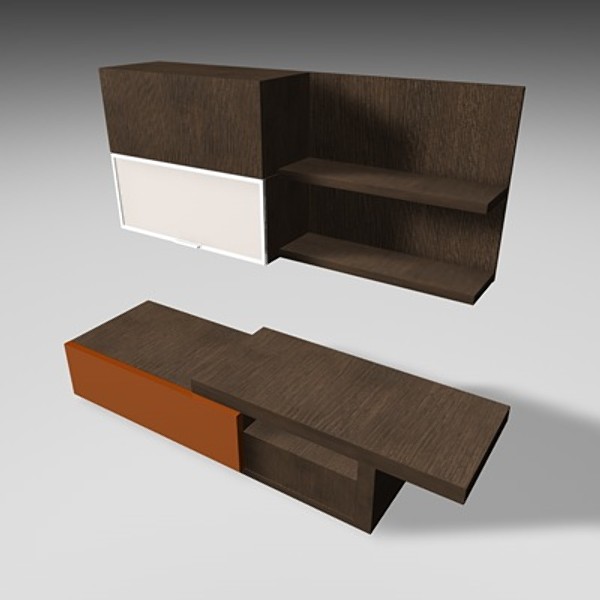 italian furniture dressers armchairs 3d model - Furniture Collection VOL I by desigm