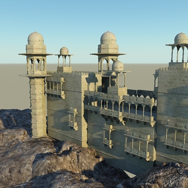 3d indian palace model - Indian Palace by dastolidigital