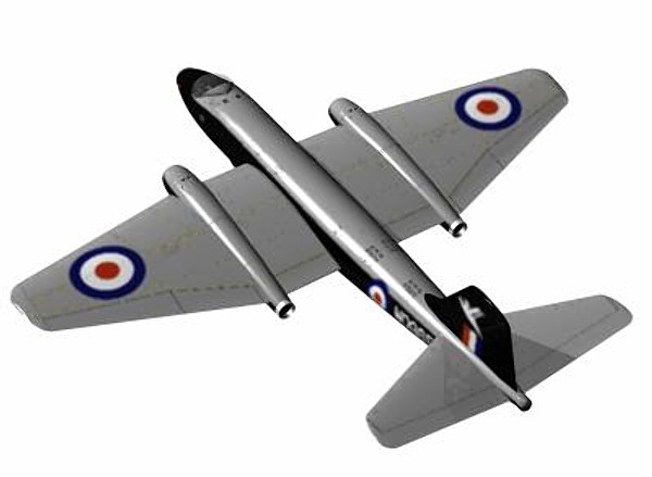 english electric canberra bomber 3d model - English Electric Canberra B2 by pbratt