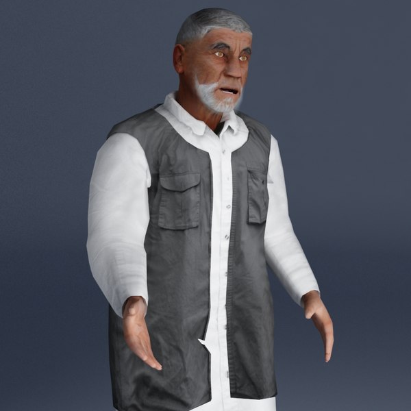 Village Elder 3DSMax
