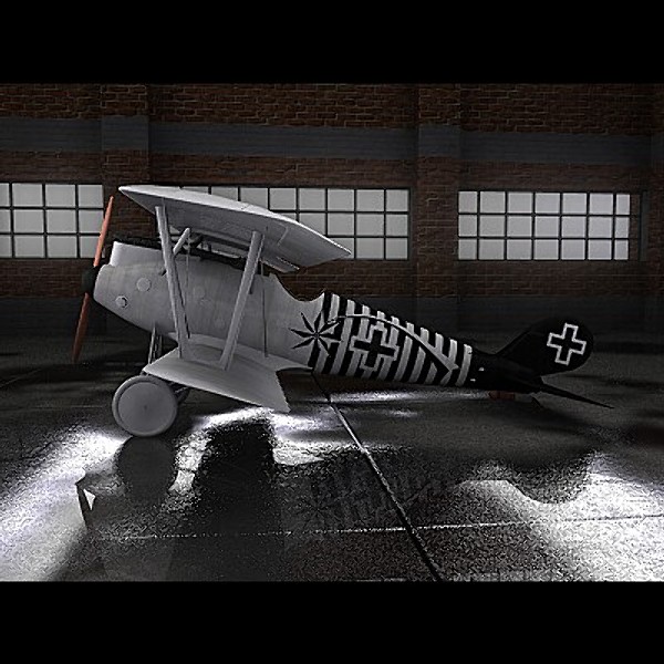3d obj pfalze d iiia iii - Pfalz D.IIIa by PerspectX