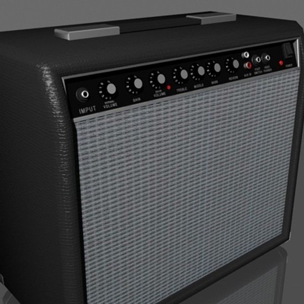 3d guitar amplifier model - Guitar Amplifier by mostlysquare