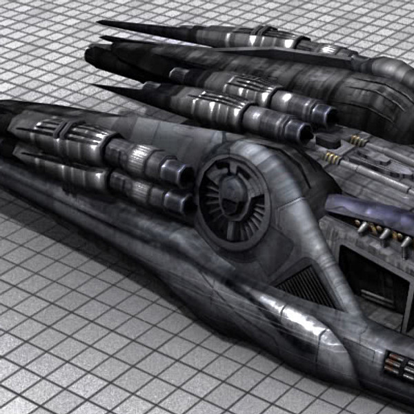 cylon heavy raider 3d model - Cylon Heavy Raider by Tekspdy