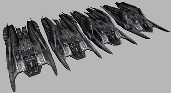 cylon heavy raider 3d model - Cylon Heavy Raider by Tekspdy