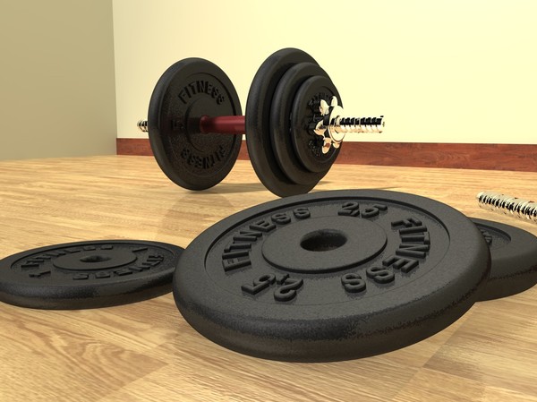 cinema4d dumbbell dumb bell - dumbbell_c4d by file404