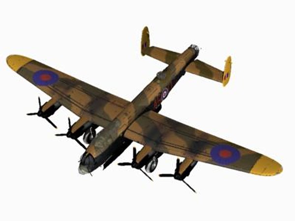 3d model avro lancaster - Avro Lancaster B1 GH by pbratt
