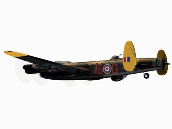 3d model avro lancaster - Avro Lancaster B1 GH by pbratt