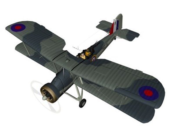 3d model fairey torpedo - Fairey Swprdfish... by pbratt