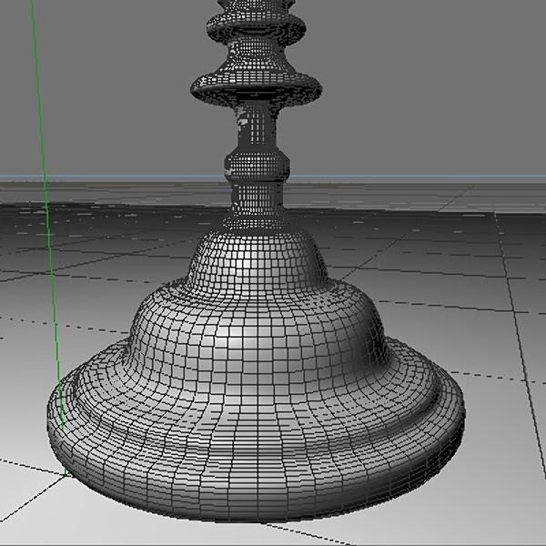 jewish menora c4d - Menorah by Whong